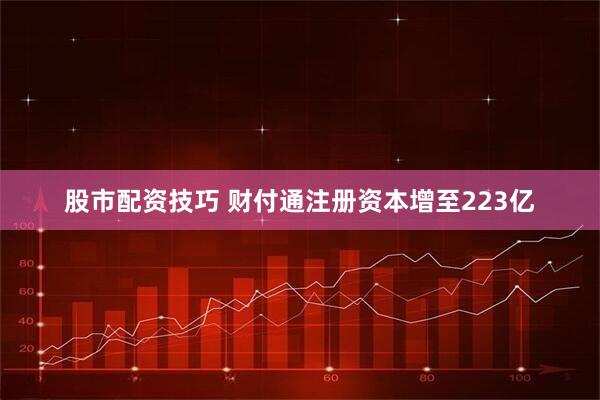 股市配资技巧 财付通注册资本增至223亿
